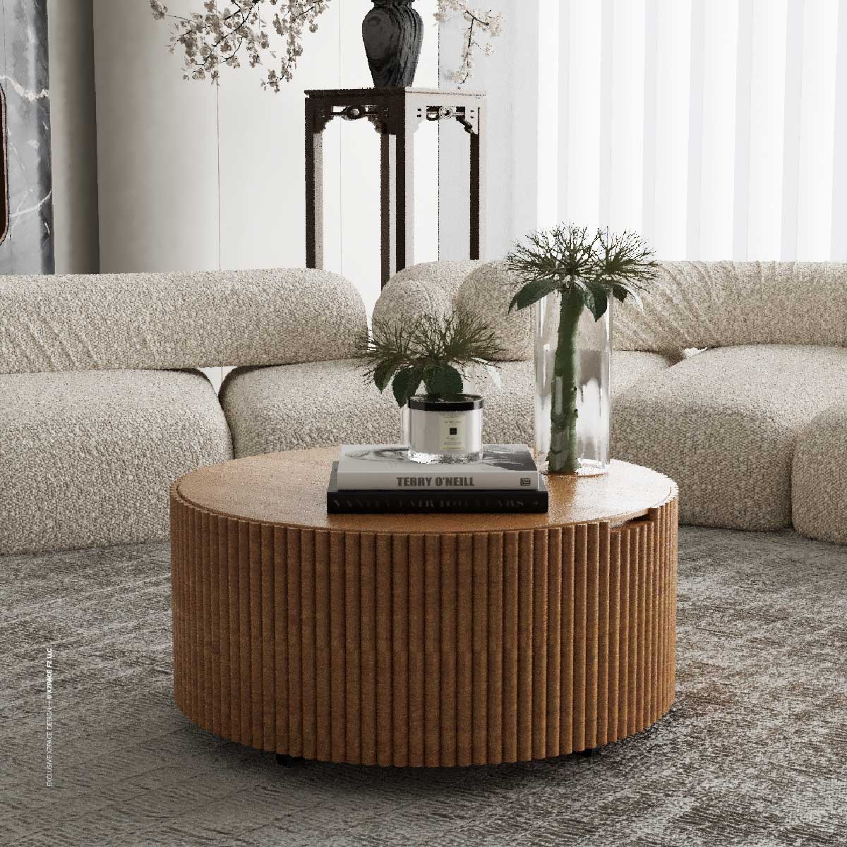 Bam Flute Storage Table - coffee table - 