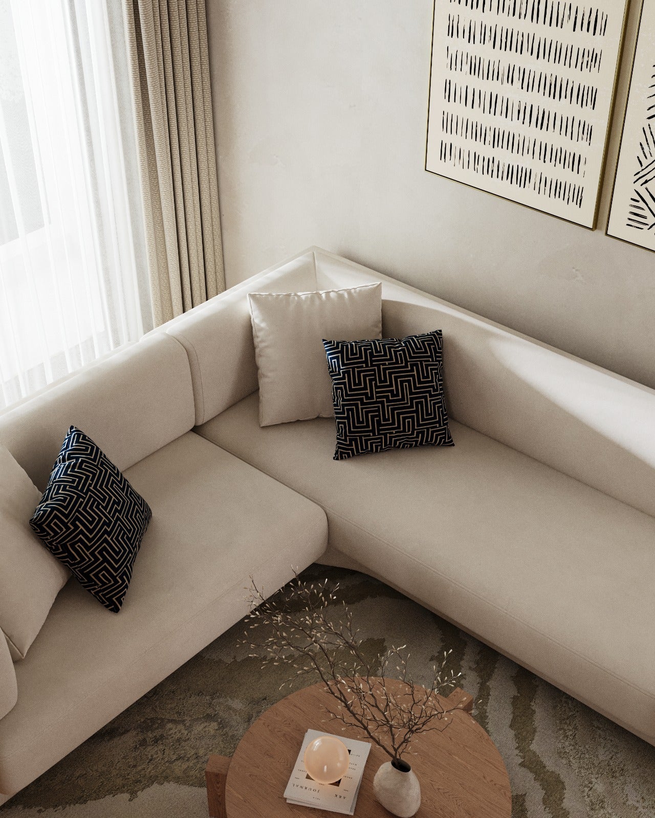 Horizon - L - Shape Sofa - 
