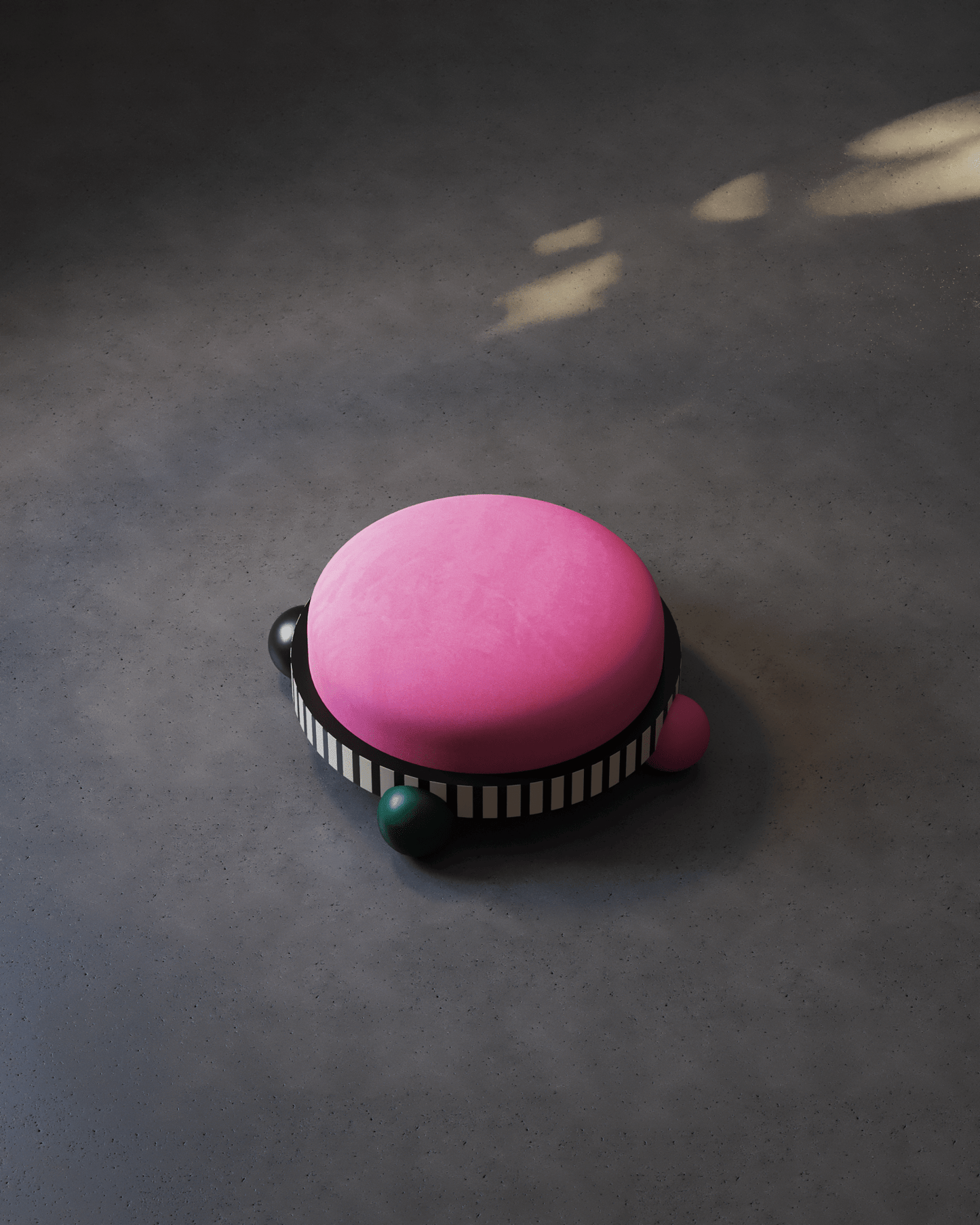 Macaroon Ottoman - ottoman - 