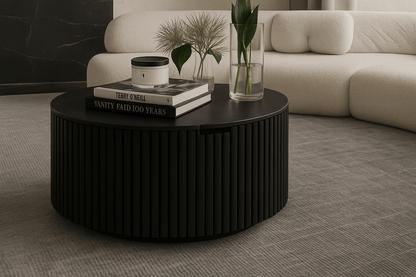 The Bam Flute Coffee Table with Storage - coffee table - 